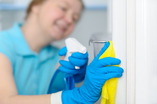 Collierswood cleaning team focusing on detailed interior cleaning work