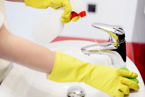 Commercial cleaning company in Collierswood maintaining a business interior